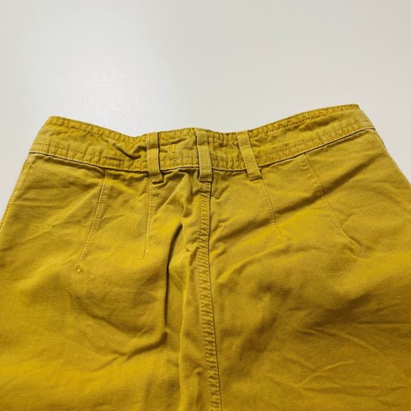 Free People Yellow Wide Leg Cropped Pants - Picture 10 of 14